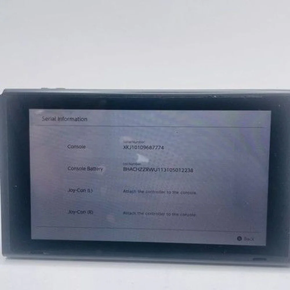 Black Nintendo Switch HAC-001(-01) V2 2019 Model Console Only